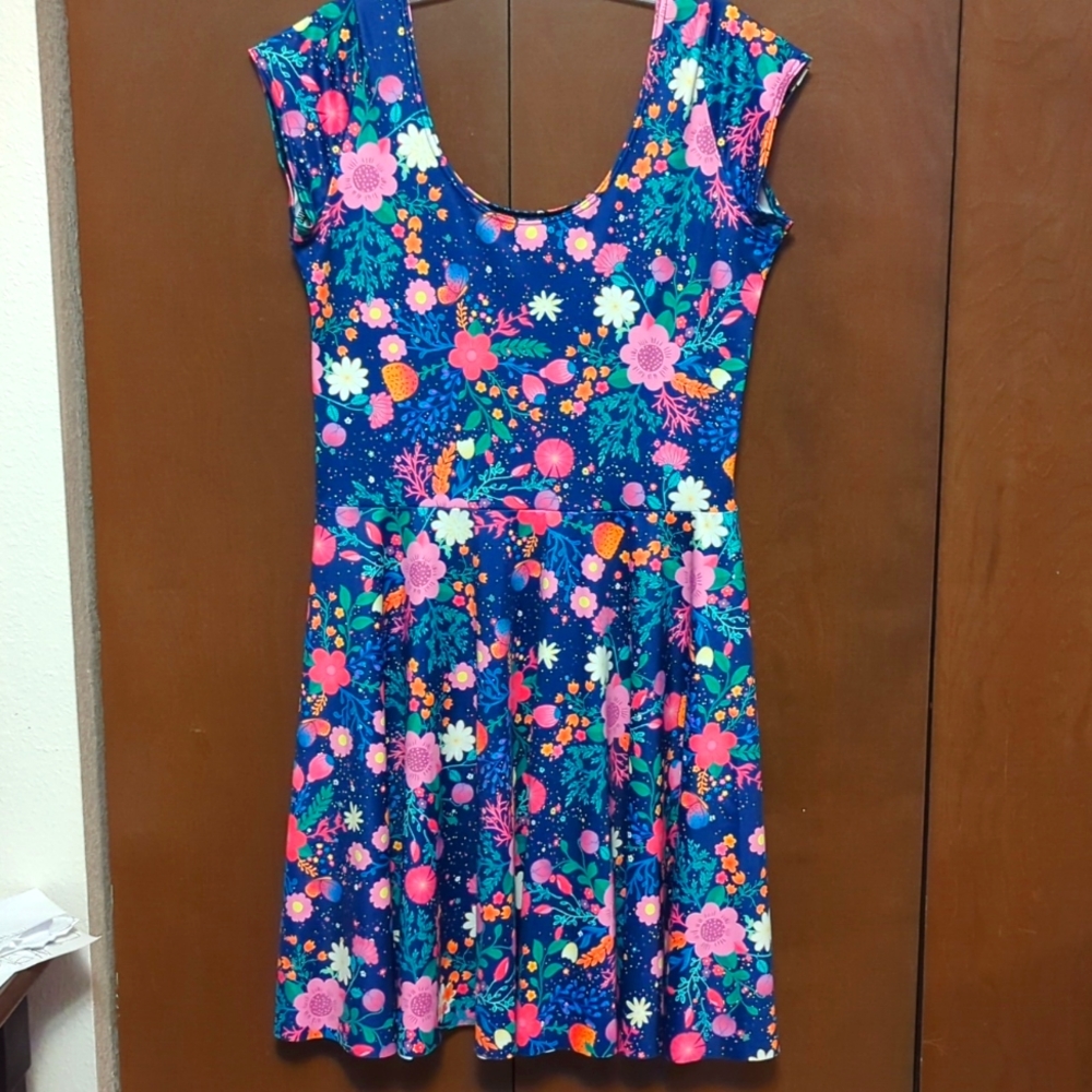 Unicorn's garden cap sleeve skater